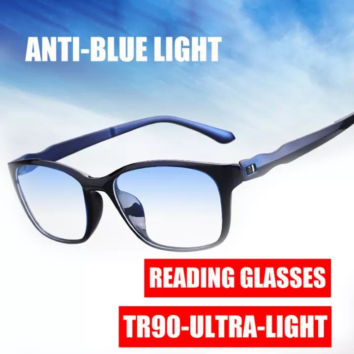 Men's Anti-Fatigue Prescription Reading Glasses