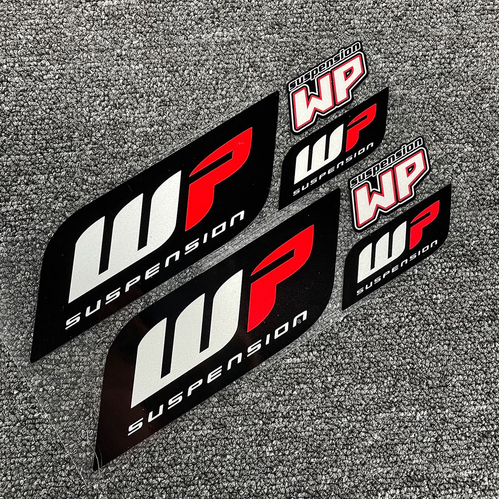 สติกเกอร์สะท้อนแสง WP กันกระแทก สําหรับ Duke KTM 200 390 690 990 1090 1190 1290 2 ชิ้น ต่อชุด