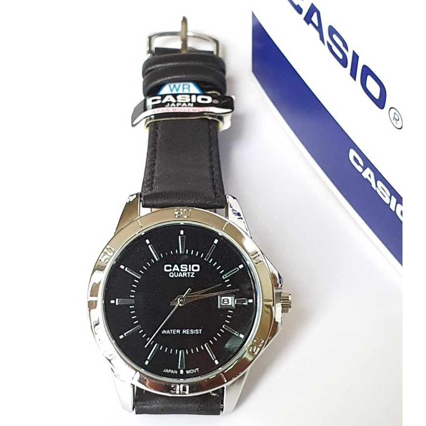 casio💖นาฬิกาผู้หญิง สายหนัง กันน้ำ วันที่ นาฬิกาข้อมือหญิง นาฬิกาcasioหญิง คาสิโอ้ผู้หญิง สีน้ำตาล แสดงวันที่ RC617/1
