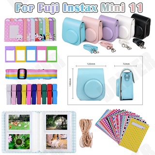 7 in 1 เคสกระเป๋าใส่กล้อง พร้อมสายคล้องไหล่ สําหรับ Instax Mini 11