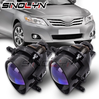 Sinolyn ไฟตัดหมอก PTF Tuning สำหรับ Toyota Camry / Corolla / Yaris / Auris / Highlander / RAV4 เลนส์ไบซีนอน 3.0 นิ้วโปรเจคเตอร์สีฟ้า H11 D2H HID หลอดไฟ LED รถยนต์อุปกรณ์ติดตั้งเพิ่มเติม DIY