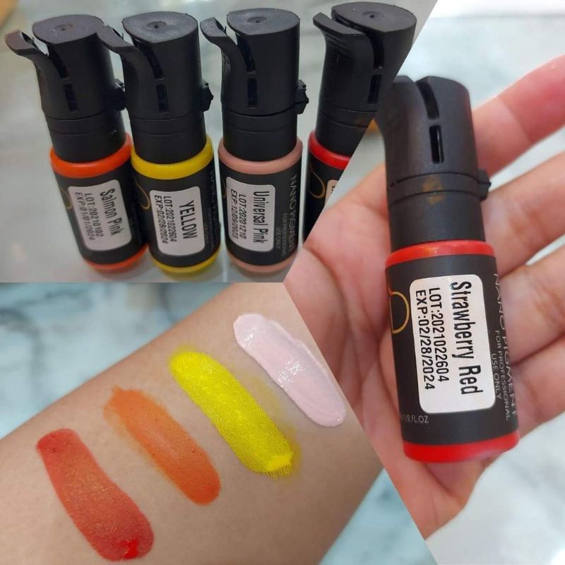 สีสักคิ้ว สักปากสี D pigment