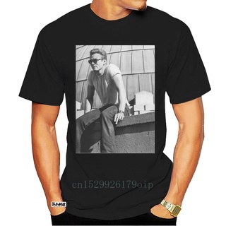 [S-5XL] เสื้อยืด พิมพ์ลาย JAMES DEAN MOVIE VINTAGE WHITE THE HAPPINESS IS HAVE MY Classic คุณภาพสูง 0872D PBiofk62CGommc