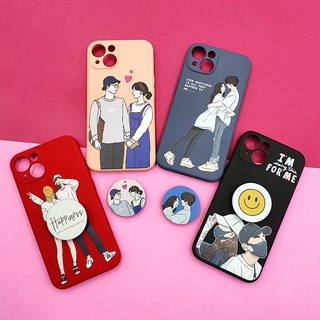 พร้อมส่ง REALME 5 C11 9Aเคสมือถือ TPU กันเลนส์กล้อง พื้นหลังกันรอย ลายการ์ตูน ฟรี Griptok