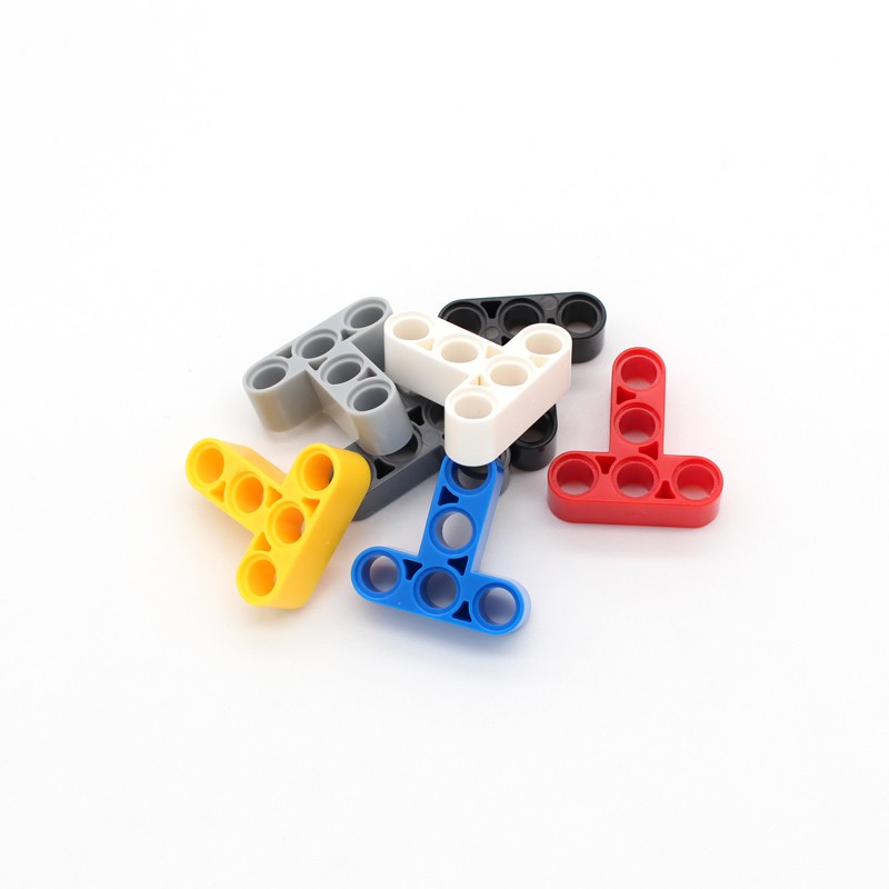 Liftarm ดัดแปลง T-Shape หนา 3x3 อิฐบล็อกอาคารของเล่น High-Tech 60484 Part