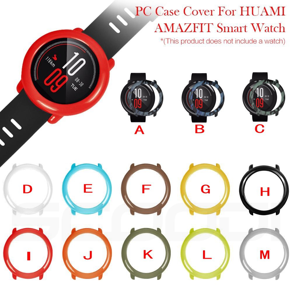 ปลอกหุ้มเครื่องพีซีกรณีศึกษาสำหรับ for Xiaomi Huami Amazfit Pace A1602 Watch PC Case Cover