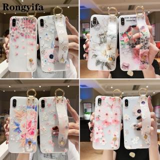 เคสโทรศัพท์ซิลิโคน TPU แบบนิ่ม ลายดอกไม้ 3 มิติ สีสันสดใส สําหรับ Samsung Galaxy A71 A70 A51 M40s A50 A50S A30S