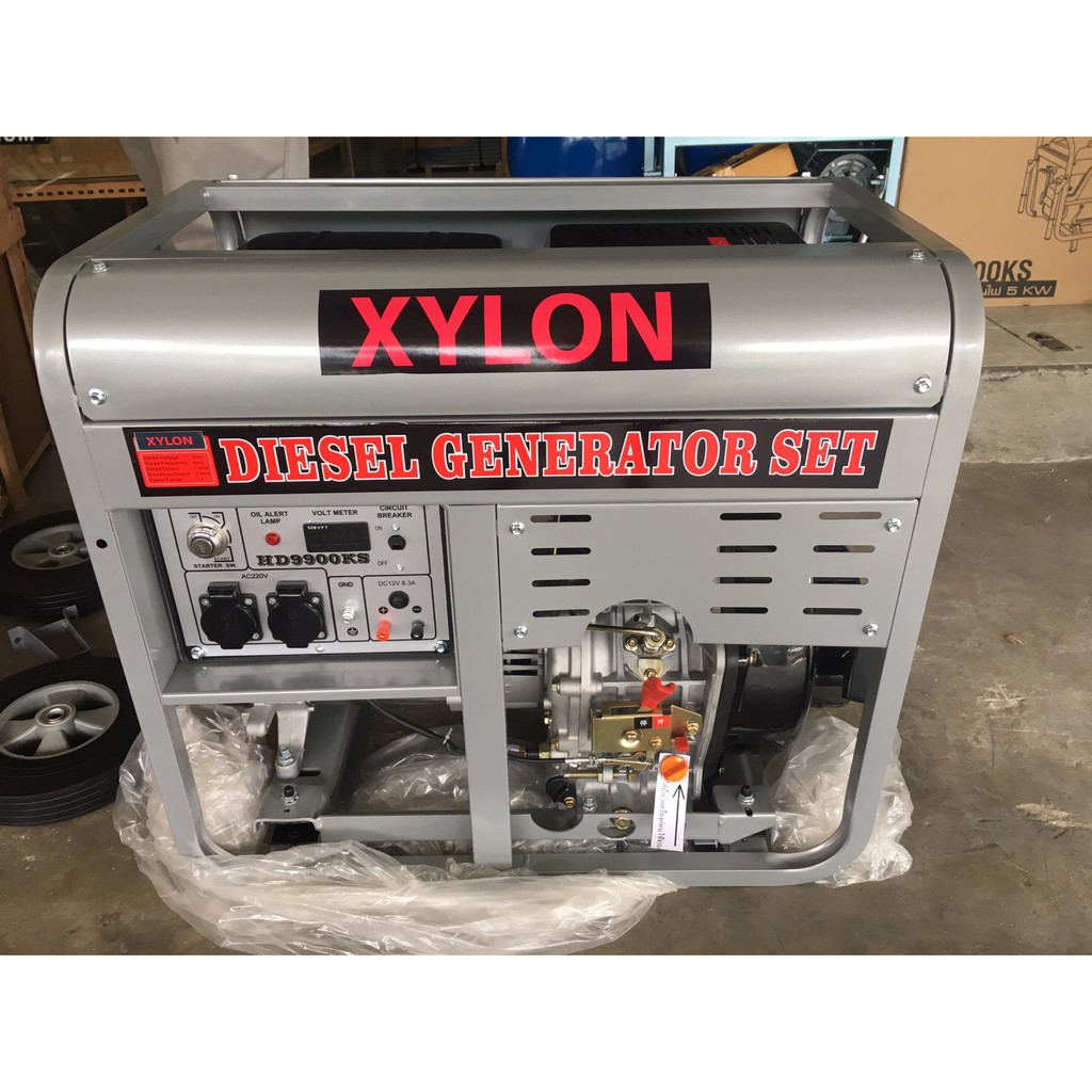 🔥โค้ดINC3LEL3ลด30฿เครื่องปั่นไฟดีเซล 18 แรงม้า 7.5 KVA / 220V Diesel Generator ยี่ห้อ XYLON รุ่น 9900KS