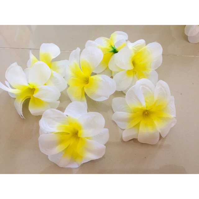 ดอกลีลาวดี หัวดอกลีลาวดี ดอกลีลาวดีสีขาวอมเหลืองเสมือนดอกจริง No.060