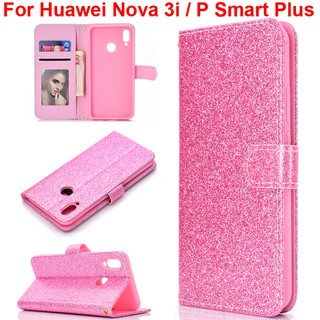 หัวเว่ย กรณีป้องกัน Huawei Nova 3i แวว กระเป๋าสตางค์ P Smart Plus ปกคลุม อ่อน TPU กระเป๋า Nova3i น่ารัก ฝาครอบป้องกัน