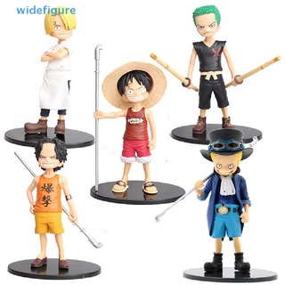 Widefigure ตุ๊กตาฟิกเกอร์ PVC อนิเมะ One Piece Luffy ของเล่นสําหรับเด็ก