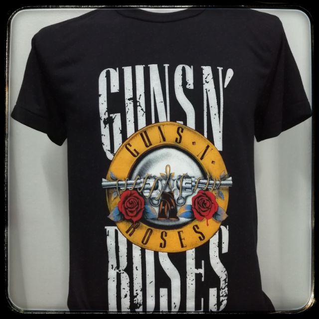 เสื้อวง Gun N' Roses ผ้าบางแนววินเทจ