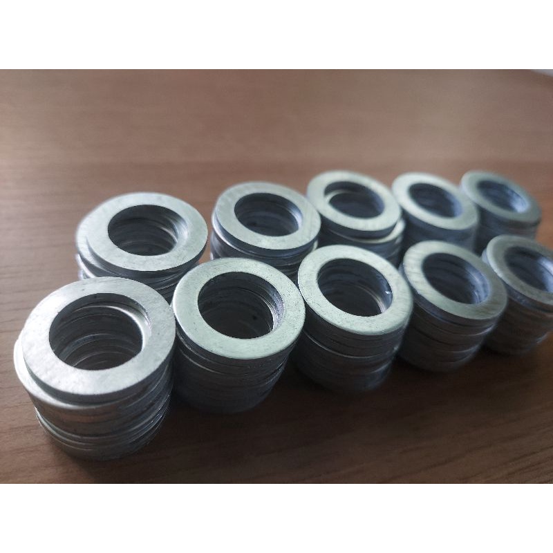 แหวนน๊อตถ่ายน้ำมันเครื่อง YAMAHA MT07 MT09 รถยนต์ Honda Isuzu Mazda Mitsubishi ชุดละ 10 ตัว