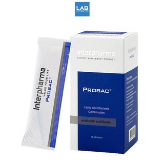 Probac 7 - 10 ซอง ผลิตภัณฑ์ Total Synbiotic (ซินไบโอติก)  สร้างสมดุลให้ระบบขับถ่าย