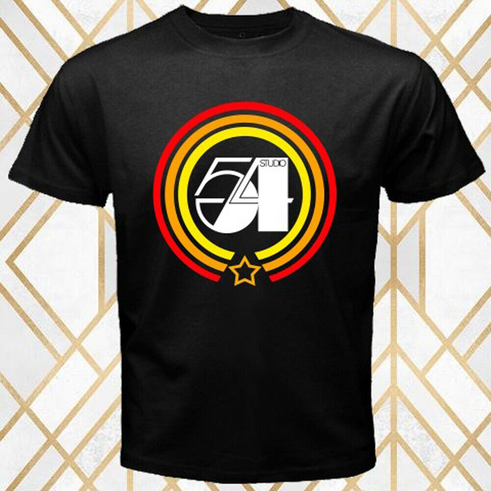 แรงบันดาลใจ Tshirt Studio 54 Music Productihouse แฟชั่นผู้ชาย Appreal