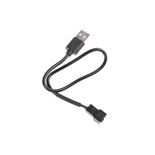 Tbth สายเคเบิลอะแดปเตอร์เชื่อมต่อ USB 2.0 A ตัวผู้ เป็น 3-Pin 4-Pin สําหรับพัดลมคอมพิวเตอร์ PC 5V