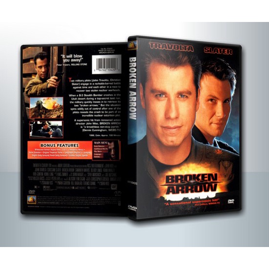 [ DVD Movie มีปก+สกรีนแผ่น-ไม่มีกล่อง ] Broken Arrow คู่มหากาฬ หั่นนรก ( 1 DVD )