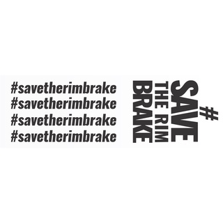 [SAVETHERIMBRAKE] สติกเกอร์ไวนิล สําหรับติดหมวกกันน็อค รถจักรยาน 5 ชิ้น