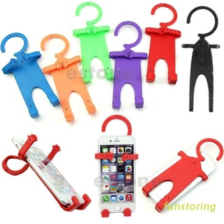 FUN Unique Flexible Silicon Cell Phone Holder Car Mobile Hanger Mount for Smartphone