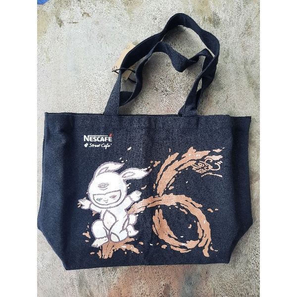 Tote bag Nescafe x Alex face