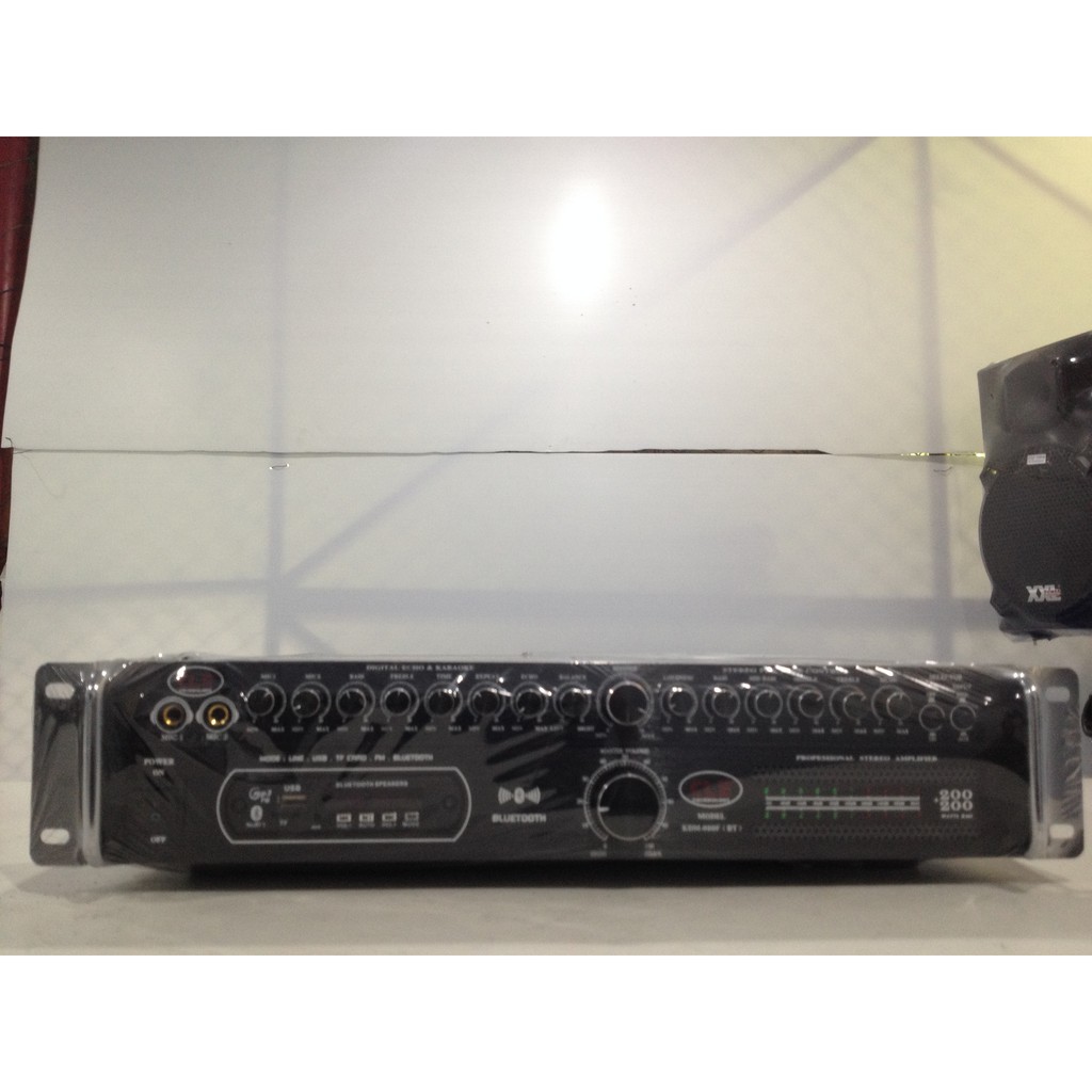 เครื่องขยายเสียง Integrated Amplifier CLE KDM-899 (BT) Professional Stereo Amplifier 200 W + 200 W W