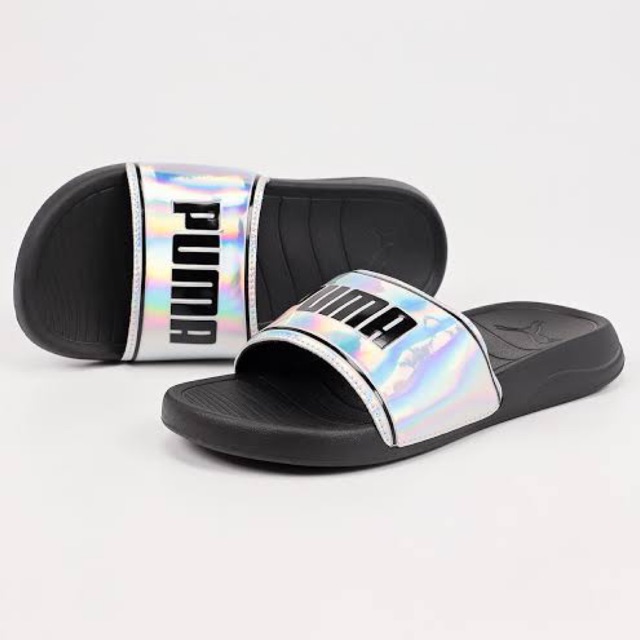 PUMA POPCAT สีเงินโฮโลแกรม แท้💯%มีกล่อง