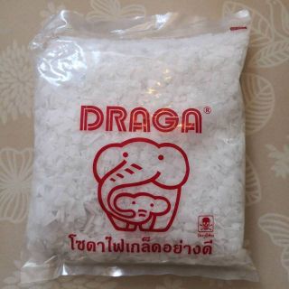 โซดาไฟเกล็ด ยี่ห้อดราก้า DRAGA