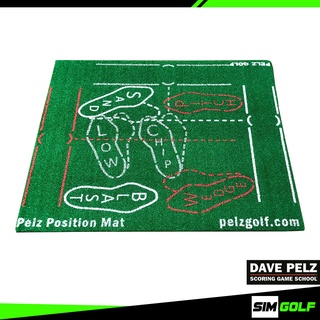 Dave Pelzs (DP4002) Position Mat | SIM GOLF