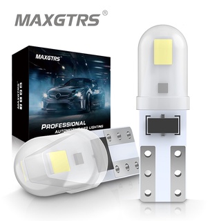 Maxgtrs T5 74 W1.2W W3W หลอดไฟ LED สว่างมาก ออโต้ ลิ่ม เกจ แดชบอร์ด โคมไฟเตือนรถ ไฟแสดงสถานะ เครื่องดนตรี คลัสเตอร์ (10 ชิ้น / 20 ชิ้น)