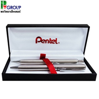 ชุดปากกาลูกลื่น+ดินสอกดพร้อมกล่อง Pentel Gift Set BA810-C