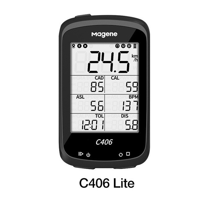 Magene C406 LIFE GPS นําทางจักรยาน Speedometer จับคลื ่ นดาวเทียม