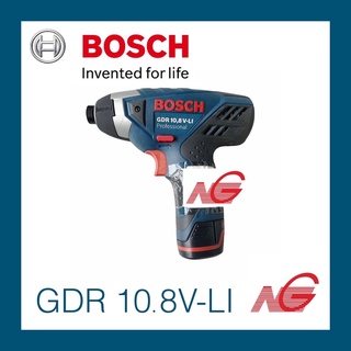 **สินค้าตัวโชว์** สว่านไขควงกระแทกไร้สาย BOSCH GDR 10.8 V-LI Professional 0601909UK0