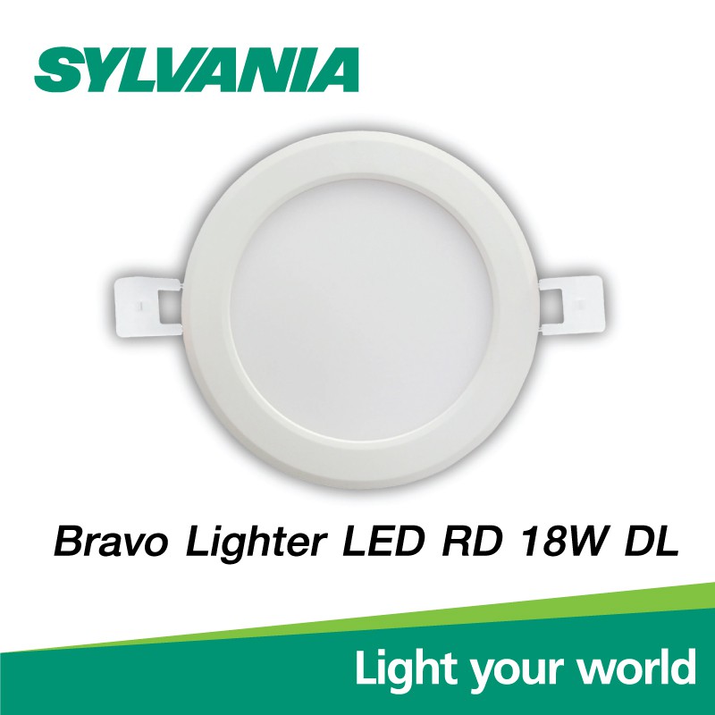 SYLVANIA ดาวน์ไลท์ BRAVO LIGHTER LED RD _18 วัตต์ (แสงเดย์ไลท์)