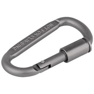 แพ็ค 6 ชิ้น Carabiner D Ring สำหรับแขวนของ หรือยึดดึง อุปกรณ์สำหรับตั้งแคมป์ ห้อยเปล คาราบิเนอร์อลูมิเนียม แบบตะขอเกี่ยว