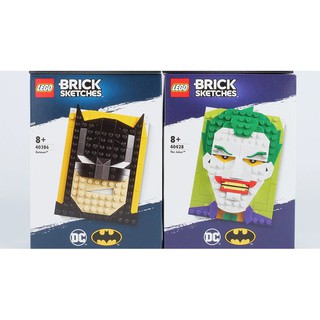 Lego Brick Sketches™ Batman 40386 + The Joker 40428 ของแท้💯