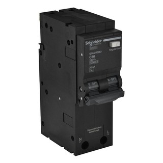 Breaker RESIDUAL CURRENT DEVICE FLUSH SCHNEIDER QO250C10 50A Circuit breaker Electrical work เบรกเกอร์ เมนเบรกเกอร์ SCHN