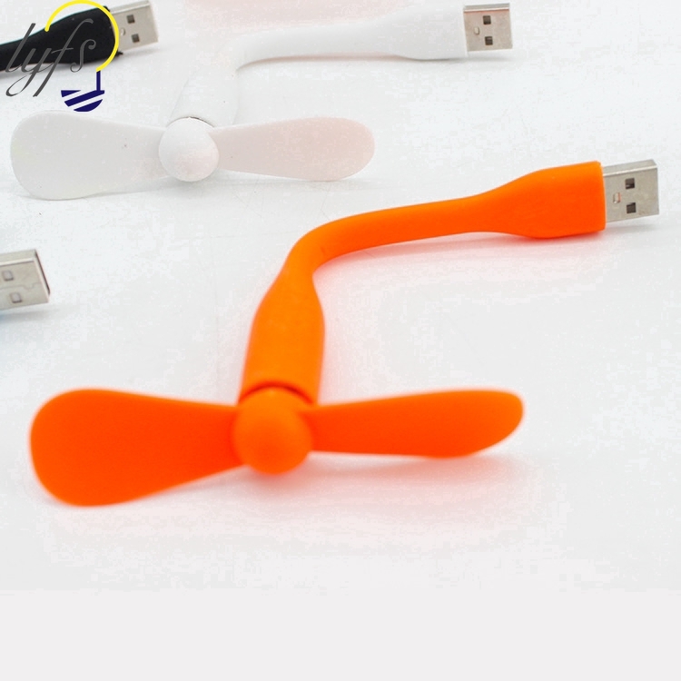 พัดลมพกพา ขนาดเล็ก หลากหลายสี น่ารัก พร้อมปลั๊ก USB #8