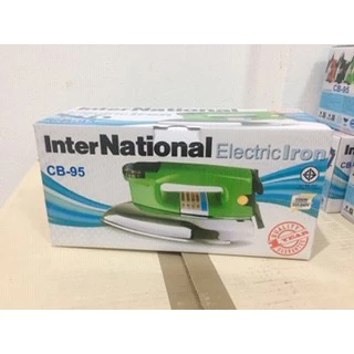 International 4 สี เตารีดไฟฟ้า 3.5ปอนด์ รุ่น CB-95 น้ำหนักดี ใช้ง่าย รีดเรียบ *รับประกัน1ปี*