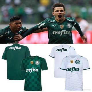 เสื้อกีฬาแขนสั้นลายทีมฟุตบอล Palmeiras F.C. 2022 Plus Size