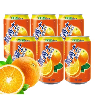 ราคาE33น้ำส้ม น้ำอัดลม(新奇士橙汁汽水)ขนาด330ml เป็นน้ำอัดลมที่ให้ความสดชื่น และรสชาติแสนยอดเยี่ยมด้วยความชุ่มฉ่ำของรสผลไม้ส้ม