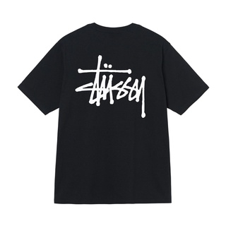 STUSSY เสื้อยืดแขนสั้น STU BASIC ทรงหลวม