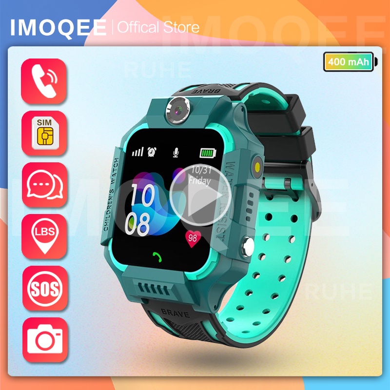 smart watch kids gps for Children SOS Call Phone Watch Smartwatch use Sim Card Photo Waterproof IP67 Kids Gift For IOS A