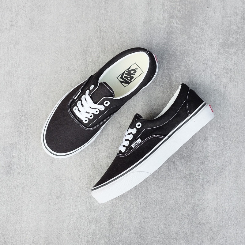 Vans Era ของแท้ สีดํา สีขาว