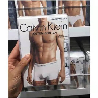 เสื้อ Calvin Klein  กางเกงในชาย CK กางเกงในผู้ชาย(3ชิ้น) ของแท้ 100% เนื้อผ้าระบาย