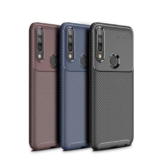 เคสโทรศัพท์คาร์บอนไฟเบอร์สไตล์หรูหราสําหรับ huawei y6p