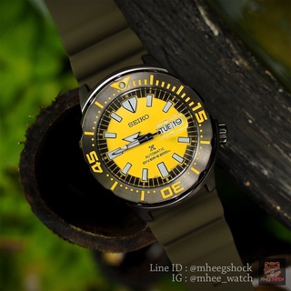 Seiko Monster Yellow Asia Limited Edition ปีศาจเหลืองที่ต้องมีไว้เลย discon เลิกผลิตแล้ว SRPF35K1