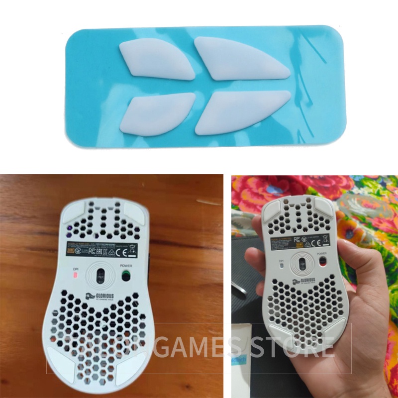 1 ชุด/แพ็ค Tiger Gaming ICE Version Enhanced Edition Mouse Feet Mouse Skates สําหรับ Glorious Model 
