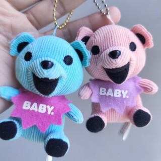 ขายคู่ #ตุ๊กตา #พวงกุญแจ #หมีอ้าปาก #หมีปากอ้า #ลิขสิทธิ์แท้ GDB BABY colorful ป้ายผ้าตัวฟ้าไม่ชัด เหมือนซื้อ1แถม1