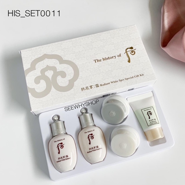History of Whoo Radiant White Special Gift Set (5 Items)