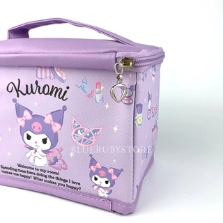 พร้อมส่ง💕 กระเป๋าเครื่องสำอางค์ ทรงเหลี่ยม ลายการ์ตูน หนังPU น่ารักมากๆ กระเป๋าอเนกประสงค์ | Bluerubystore